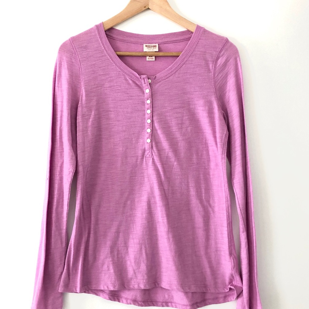 Mossimo Supply Co. Henley, Orchid